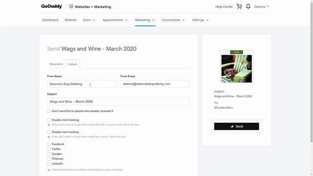 Sending Your Emails with GoDaddy Email Marketing смотреть онлайн