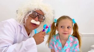 Настя притворяется, что у нее стикерная ветрянка. История для детей