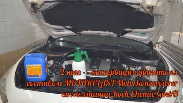 Мойка двигателя с консервацией