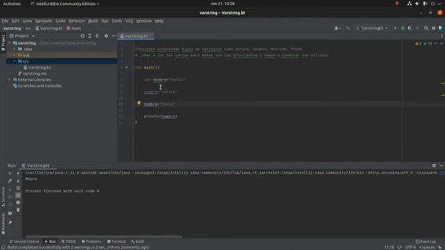 Tutorial Kotlin 04: Variable String смотреть онлайн