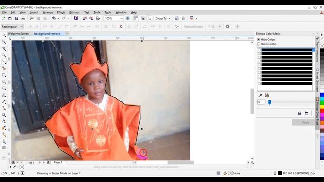 CorelDraw Tutorial | How to REMOVE COMPLEX BACKGROUND PICTURE смотреть онлайн