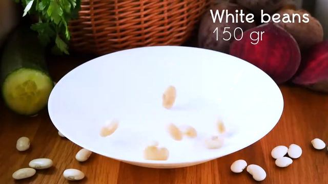 😋 Tasty And Healthy Bean Salad With Beetroot And Arugula 🌱