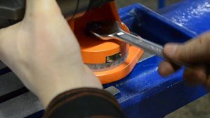 Заточка спирального сверла на шлифовальном станке с оснасткой 50К