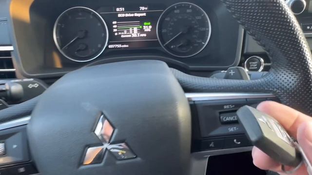 How to Start With a Dead key fob battery 2022 Mitsubishi Outlander No Remote Detected смотреть онлайн