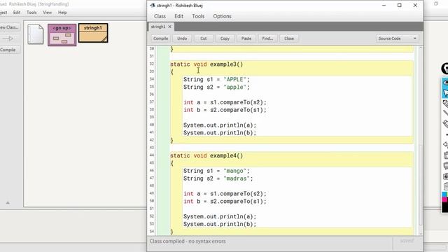compareTo and compareToIgnoreCase Function In Java | Part 3 смотреть онлайн