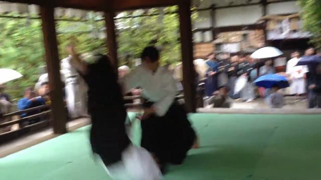 Shiramine 白峯神宮 embu, 2014 : Rika-sensei & Aoi-sensei embu смотреть онлайн