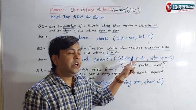 Lec 10 Chapter : User Defined Function / Methods for Exams Ke Most Important Ques & Answers ICSE 10 смотреть онлайн