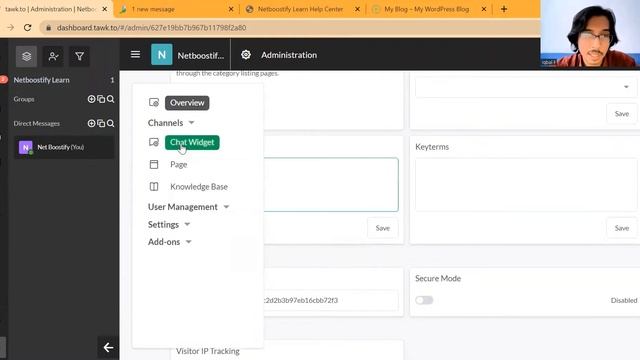 Tawk.to WordPress Plugin for Live Chat Dashboard Explanation смотреть онлайн