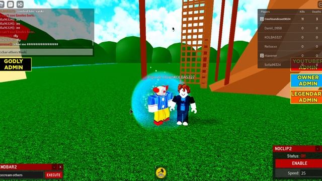 Spamming the Clown command in an Roblox Free Admin Game смотреть онлайн