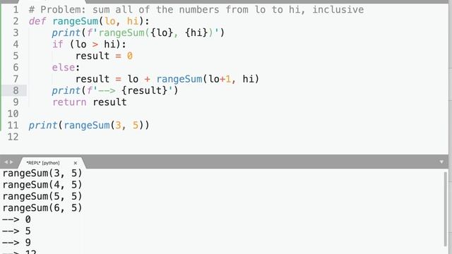recursion part1 step5 2 debugging смотреть онлайн