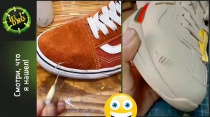 Как ремонтировать обувь. Зашить кросовки , восстановить кожу и замшу. Shoe repair from TikTok