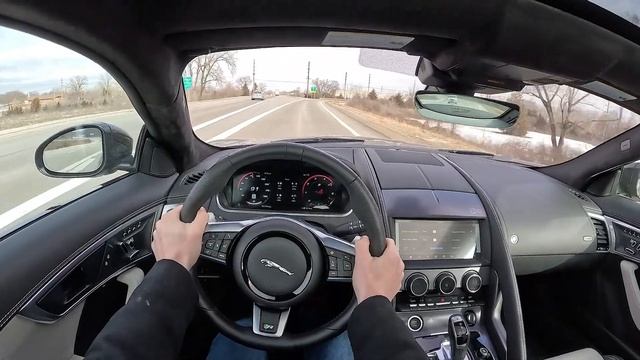 2023 Jaguar F-Type R Coupe - POV Test Drive (Binaural Audio)
