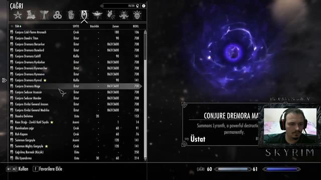 Skyrim Türkçe: Vampir Günlükleri - Bölüm 49 - Kışhisar Koleji #1 (200+ Mod) смотреть онлайн