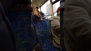 Сумасшедшая бабка орёт на весь АВТОБУС #1