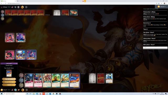 Keyforge Online: Knowledge is Power Shadow Worlds Triad - Round 6, Game 1 смотреть онлайн