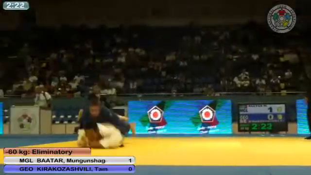 KIRAKOZASHVILI, Tamazi (GEO) - BAATAR, Mungunshagai (MGL) - 60 kg World U17 Championships Kiev, 201 смотреть онлайн