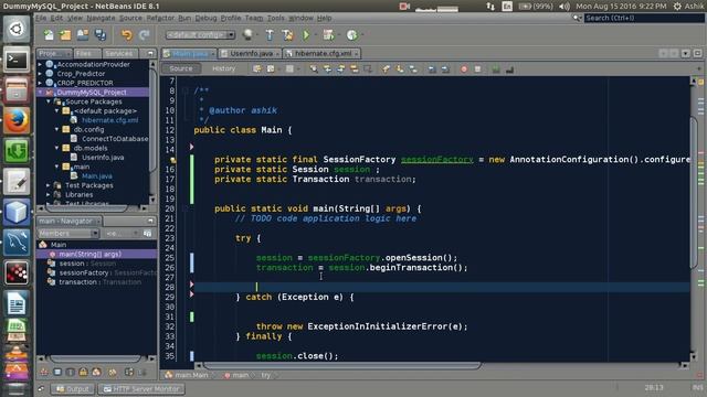 4. Hibernate-How to save an object into database using hibernate. смотреть онлайн