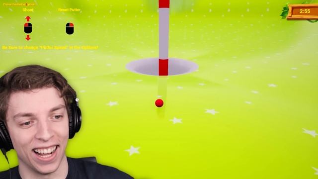 They Added MARBLES To GOLF IT! (crazy map) смотреть онлайн