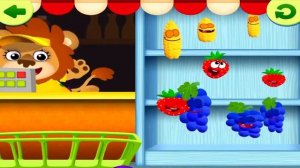 Весёлый магазин и Смешная еда 2 - Развивающая игра для самых маленьких детей