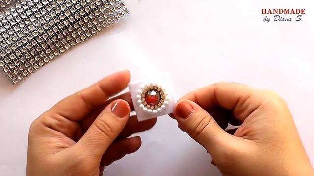 Красивые серединки для цветов. Канзаши.МК / DIY Beautiful midway for flowers. Kanzashi. смотреть онлайн