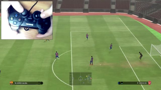 Как делать финты в PES2017 на геймпаде смотреть онлайн
