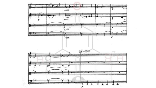 [Sulkhan Nasidze] String Quartet No.3 "Epitaph" (Score-Video) смотреть онлайн