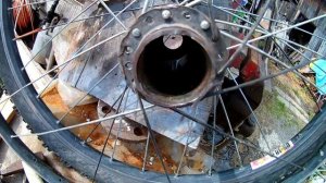 ремонт втулок осей велосипеда (выдавило чашку)