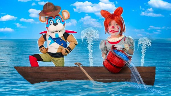 FNAF Animatronics Scouts! The Scary Clown's Daughter Has Become a Camp FNAF Scout!