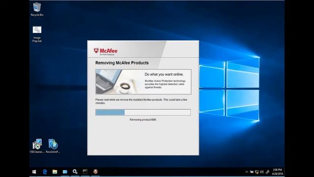 McAfee Agent Managed to Unmanaged Mode with VSE Uninstallation смотреть онлайн