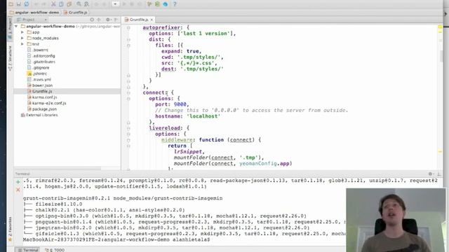 Angular Workflow with Yeoman and Webstorm смотреть онлайн