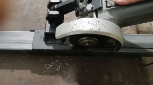 Продольная порезка профильной трубы 50х30 | Longitudinal cutting of a profile pipe 50x30. Metal сut