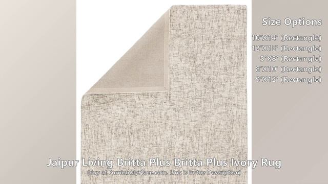 Jaipur Living Britta Plus Britta Plus Ivory Rug смотреть онлайн