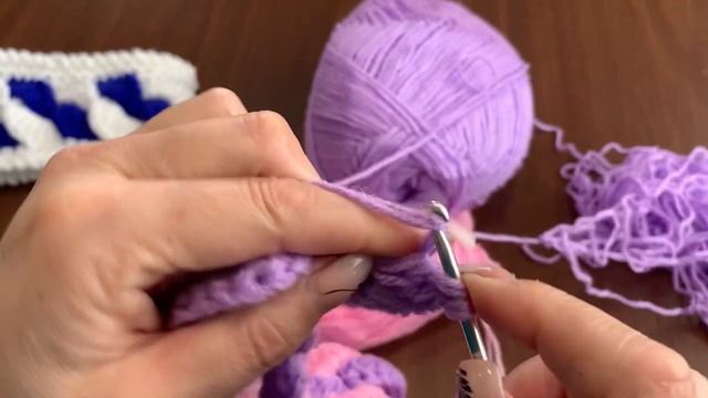 Повязка на голову из цепочки , крючком. смотреть онлайн