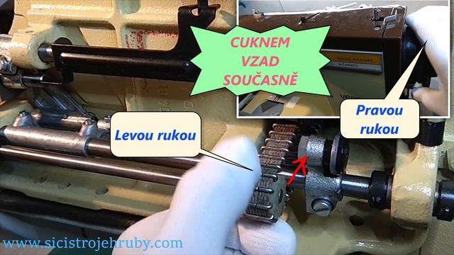 Šití a seřízení - Veritas odblokování zaseklé nitě v chapači. смотреть онлайн