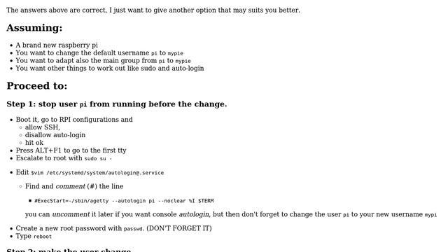 Raspberry Pi: Change default username (6 Solutions!!) смотреть онлайн