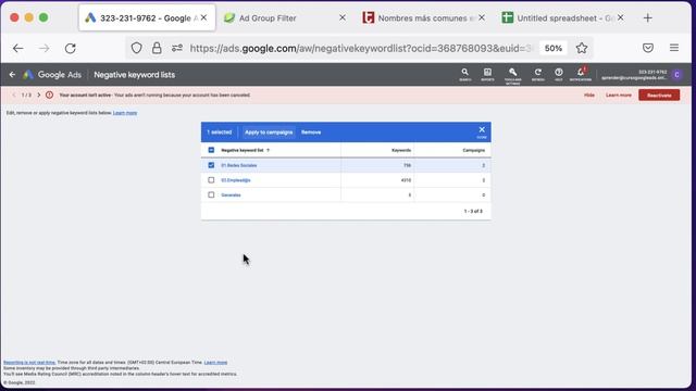 5 LISTAS de PALABRAS CLAVES NEGATIVAS imprescindibles ? Google Ads 2023 смотреть онлайн