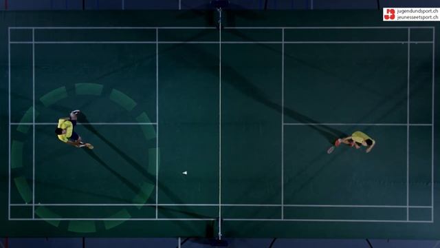 Badminton: Drive Vorhand (von oben) смотреть онлайн