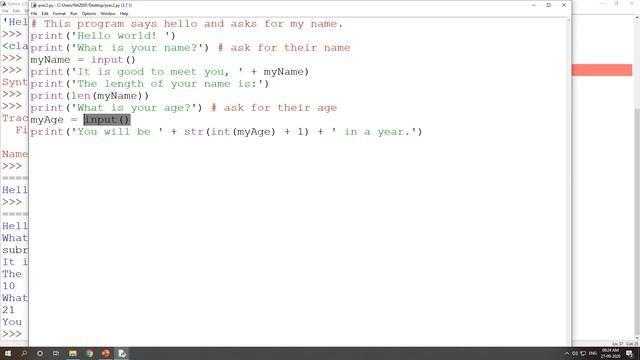 Python 18CS55 Module 1 Lecture 2 смотреть онлайн