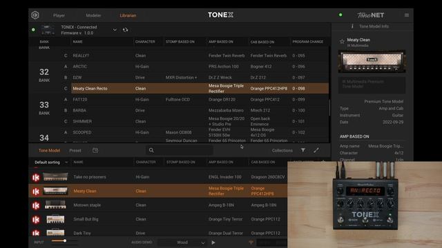 TONEX Pedal - Managing Presets смотреть онлайн