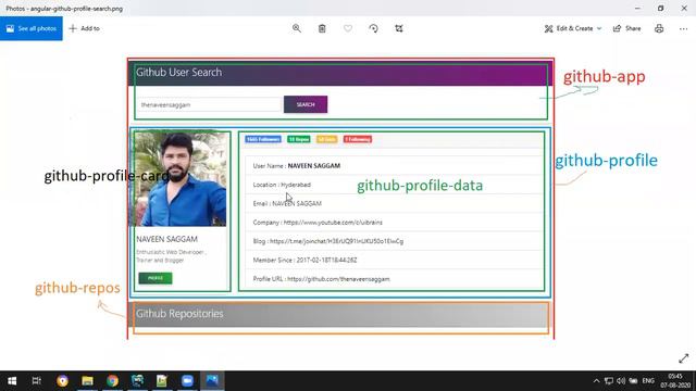GitHub Profile Search App in Angular 10 | Angular 10 Online Classes | NAVEEN SAGGAM | Ui Brains смотреть онлайн