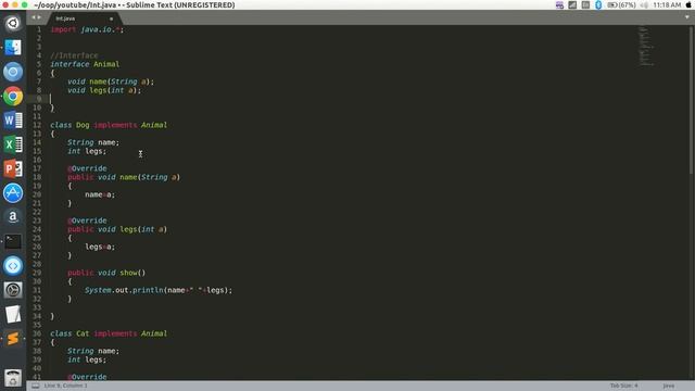 Interface in JAVA | Explained |Code in Description смотреть онлайн