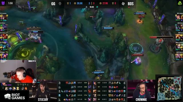 ГАРЕН ФСОЛА НА WORLDS | BDS VS GG | WORLDS QUALIFYING SERIES смотреть онлайн