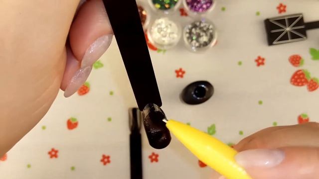 Гель лак кошачий глаз с ALIEXPRESS. Очаровательные блики Треугольники хамелеончики, для дизайна смотреть онлайн