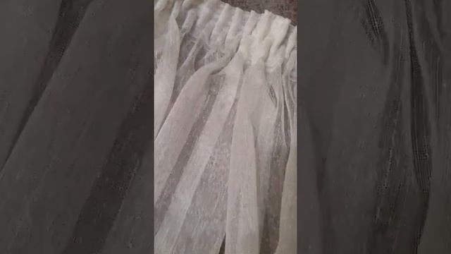 Обзор - Тюль Лен с разрезом для балкона! смотреть онлайн