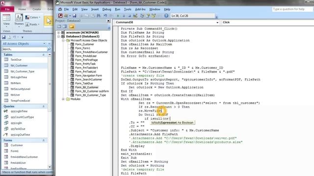 Send email to multiple recipients via Outlook: MS Access смотреть онлайн