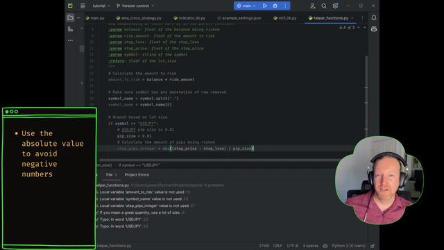 Build Your Own MetaTrader 5 Python Trading Bot: Lot Size Calculator смотреть онлайн