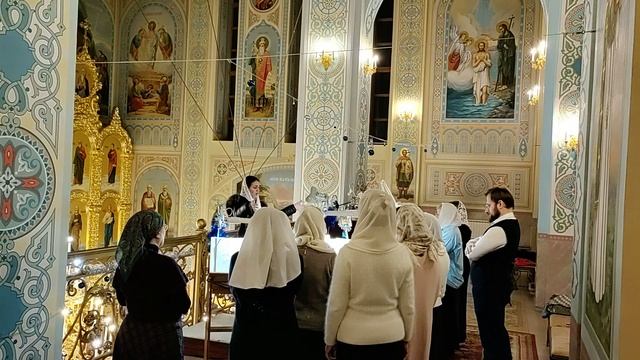 Крещение Господне, 3-й антифон, читает Дан Бухтояров. Регент Екатерина Артюхова. смотреть онлайн
