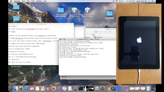 iPad 4 iCLOUD BYPASS with SSH RAMDISK! смотреть онлайн