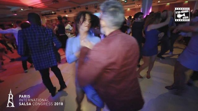 Dj Oj & Ella Jauk - social dancing @ PARIS INTL SALSA CONGRESS 2018 смотреть онлайн