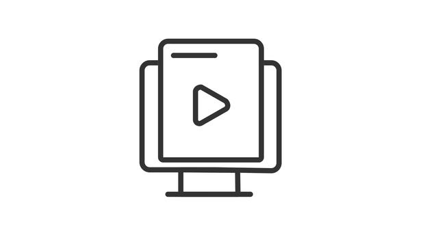 Animated video linear icon смотреть онлайн